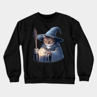 Cat Wise Wizard Crewneck Sweatshirt